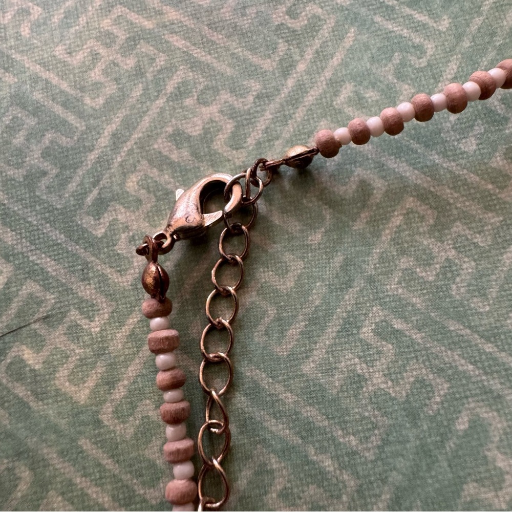 VINTAGE BEADED CHOKER NECKLACE - Picture 2 of 6